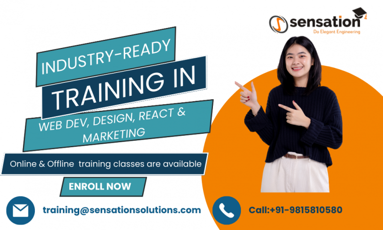Industry-Ready Training in Web Development, Design, React and Marketing, Mohali